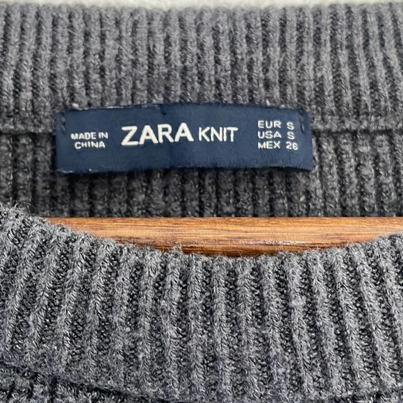 Zara Ribbed Cropped Sweater - Picture 3 of 7
